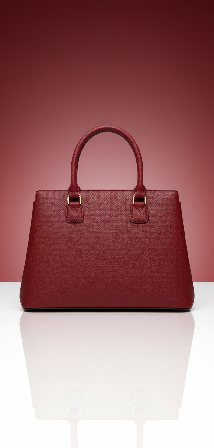 Full grain leather RED Shoulder bags